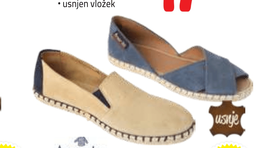 Ženske ali moške espadrile Armor-lux - Akcija v trgovini E.Leclerc
