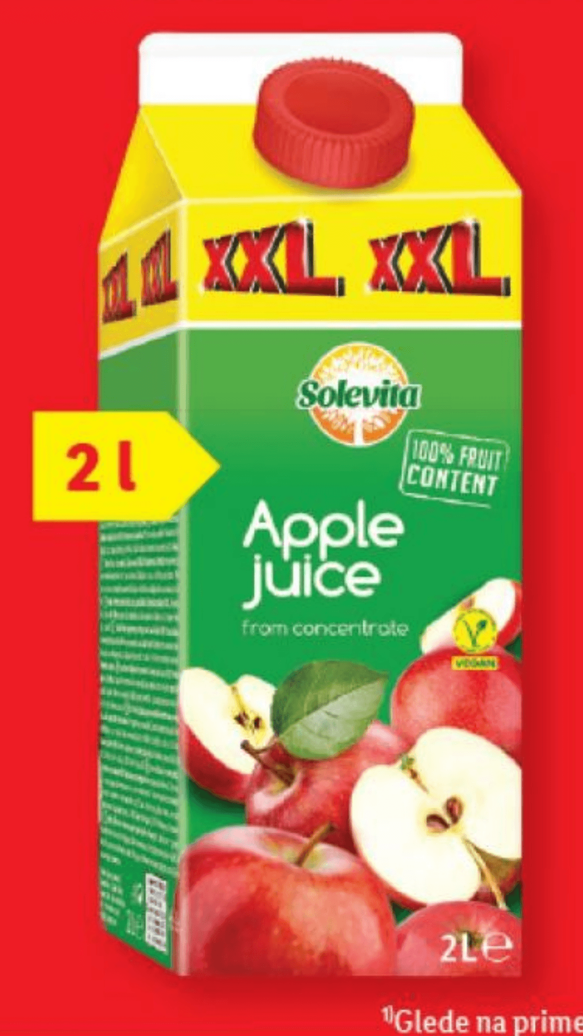 SOLEVIT A Jabolčni sok XXL 2 l - Akcija v trgovini Lidl