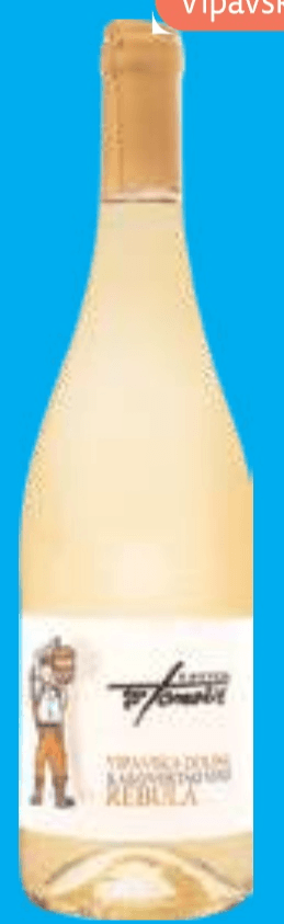 Kakovostno vino ZGP Rebula "Kmetija Tomažič" 0,75 l - Akcija v trgovini E.Leclerc