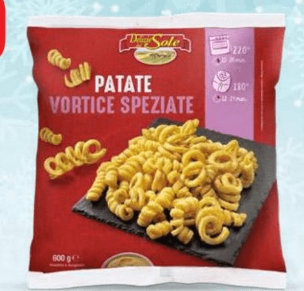 Krompir na spiralo 600 g Delizie Sole - Akcija v trgovini Eurospin