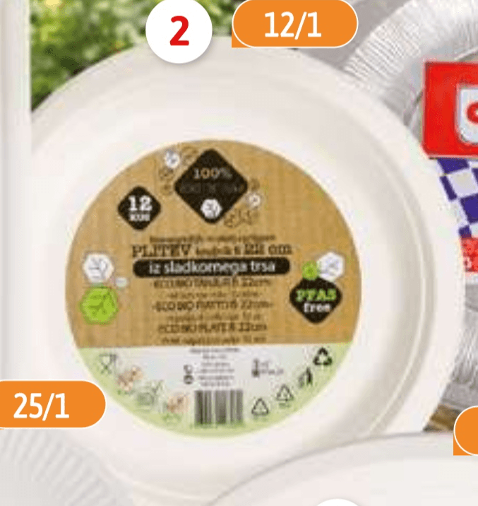 Set krožnikov 12/1 - Akcija v trgovini E.Leclerc