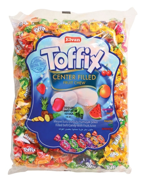 Bonboni Toffix 1 kg Elvan - Akcija u trgovini Mercator