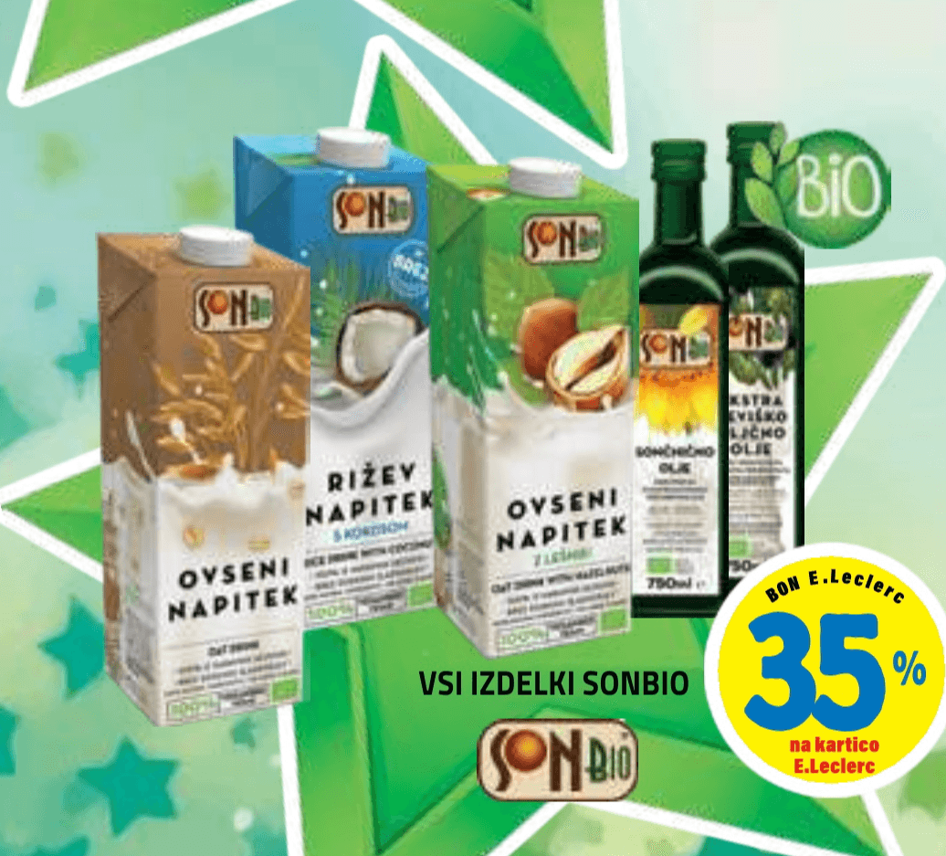 Vsi izdelki Sonbio - Akcija v trgovini E.Leclerc