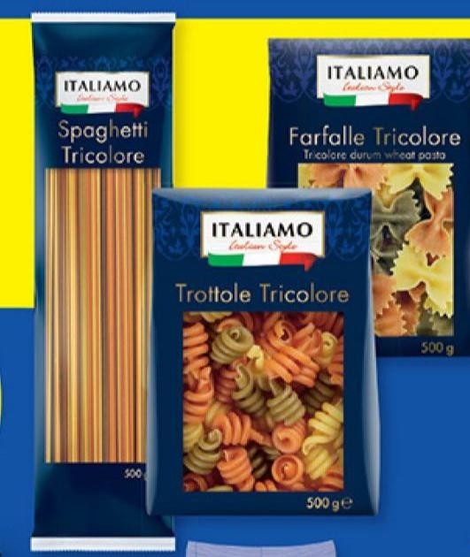 Italiamo izbor testenin Tricolore 500 g Akcija v trgovini Lidl