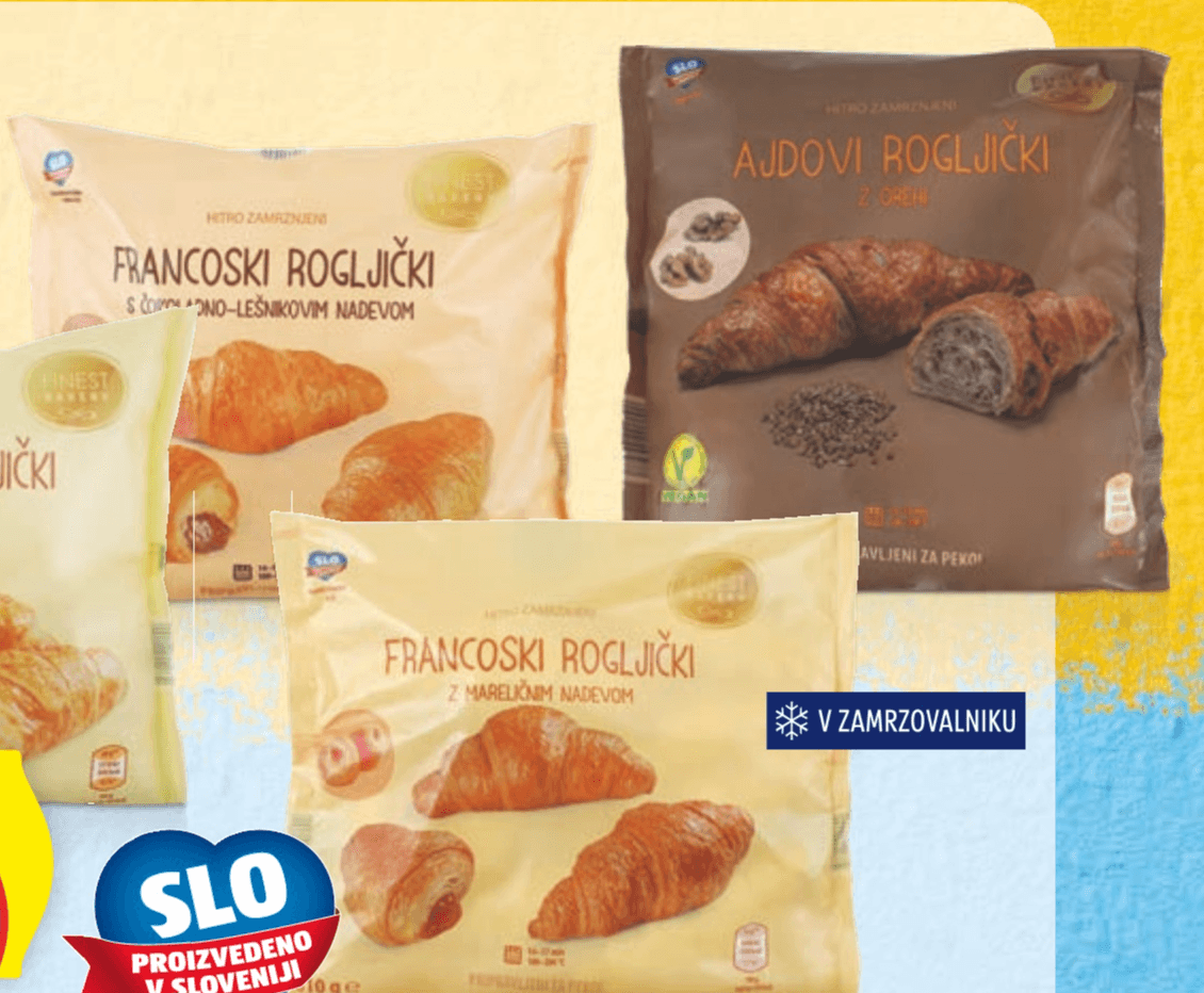 Francoski rogljički masleni 600 g FINEST BAKERY - Akcija v trgovini Hofer