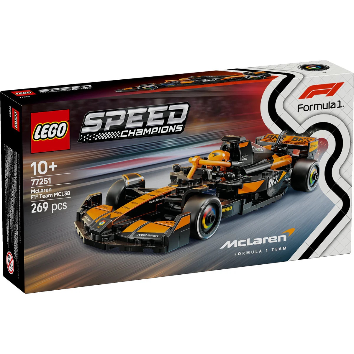 LEGO Dirkalni avtomobil McLaren F1® Team MCL 38 77251 269 pcs - Akcija v trgovini Mueller