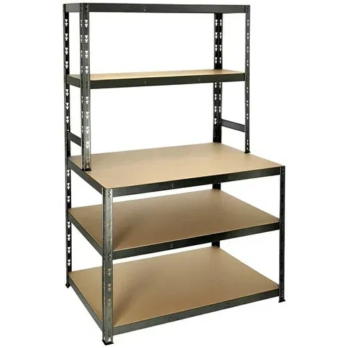 Kovinski stopničasti regal - Akcija v trgovini Bauhaus