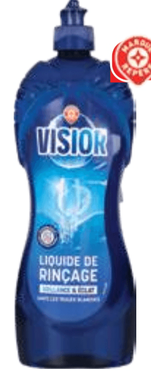 Sredstvo za strojno izpiranje posode 750 ml Visior - Akcija v trgovini E.Leclerc