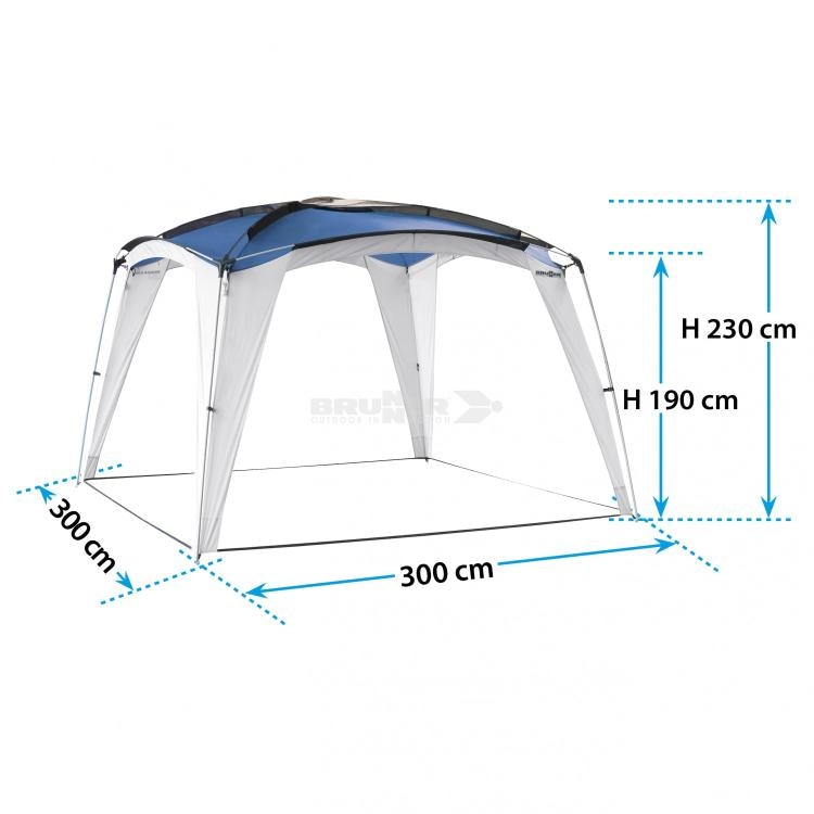 Paviljon za kampiranje Brunner Medusa II 300/300/230-190 cm - Akcija v trgovini Merkur