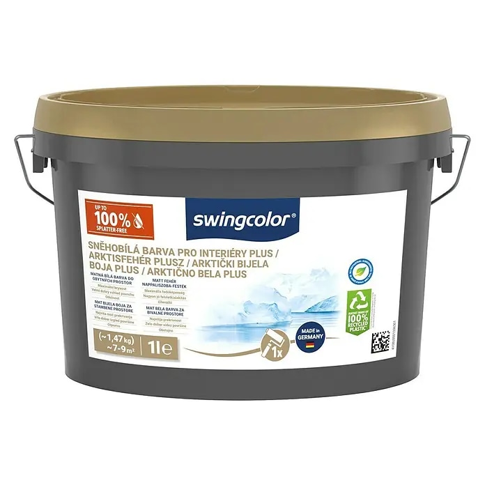 Swingcolor Mix arktično bela barva 'Arktisweiss Plus Basis 2 ali 4' 5 l - Akcija v trgovini Bauhaus