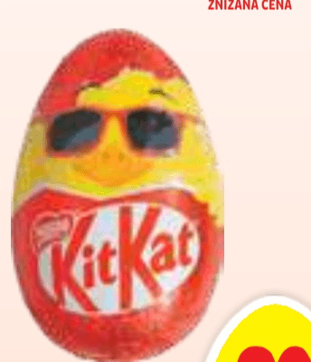 Čokoladno jajce KitKat 180 g - Akcija v trgovini E.Leclerc