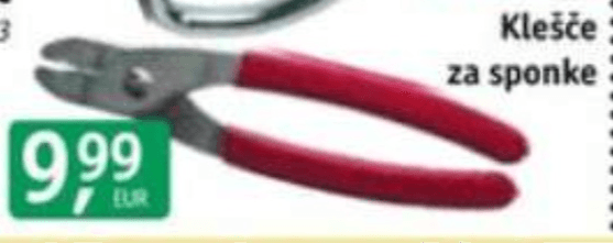 Klešče za sponke - Akcija v trgovini Jager