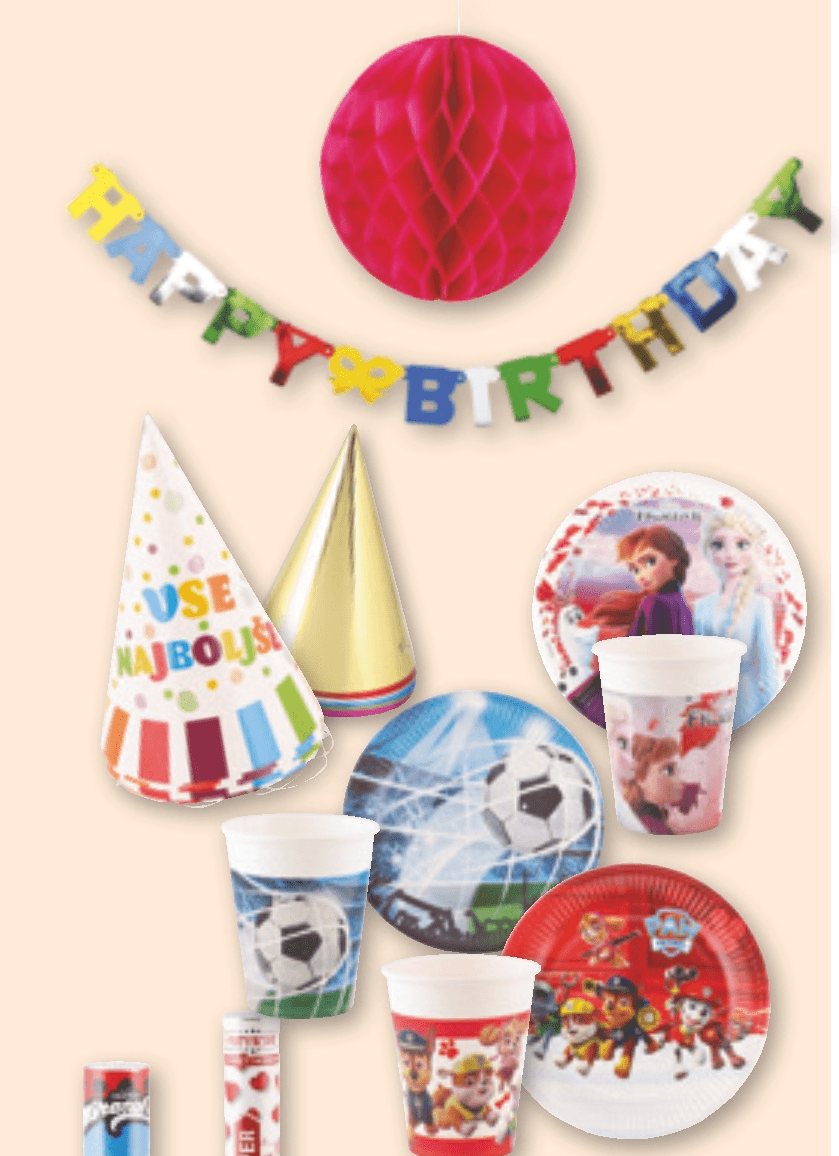 Izdelki za zabavo - Akcija v trgovini Spar