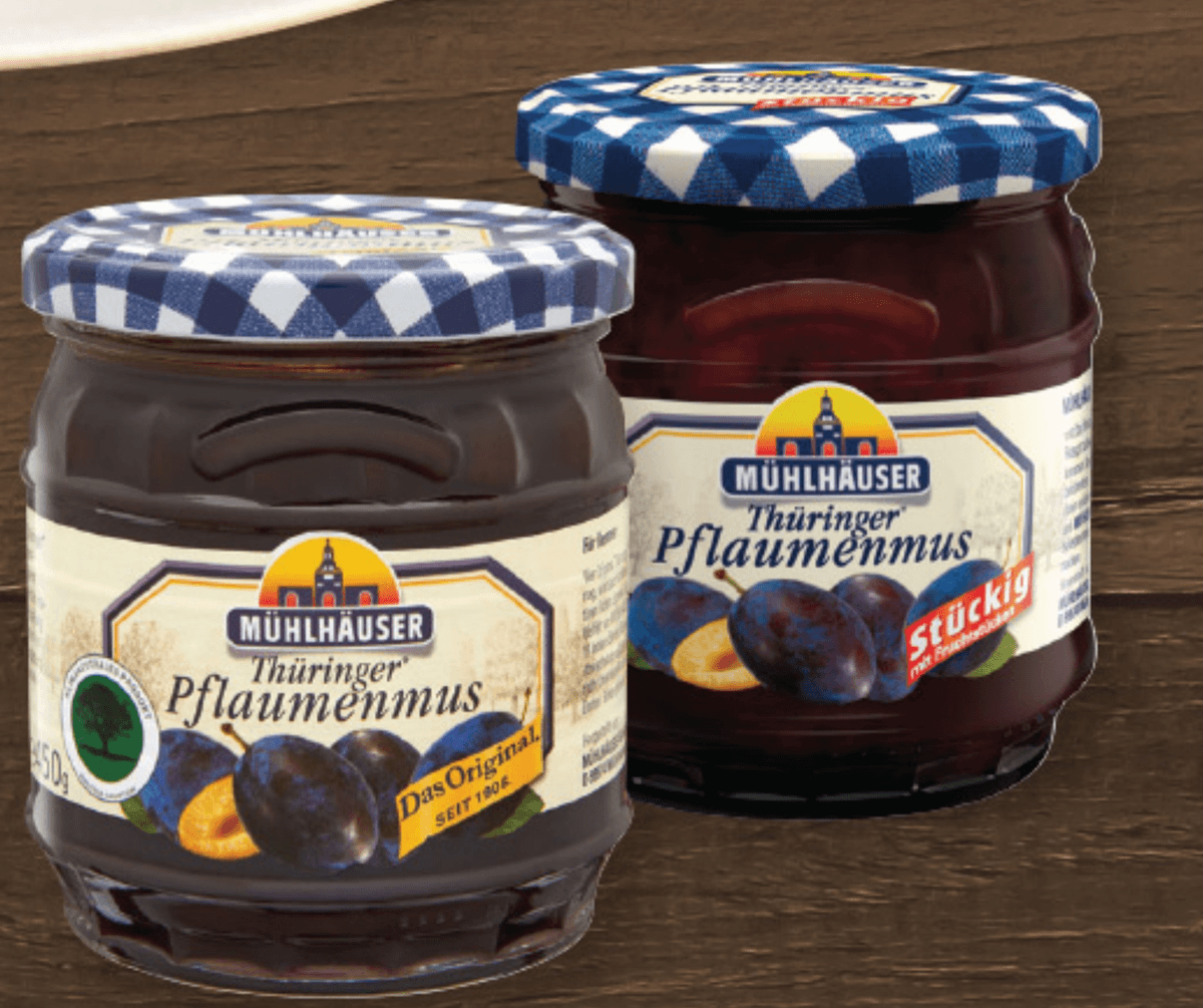 Mühlhäuser Slivova marmelada 450 g - Akcija v trgovini Lidl