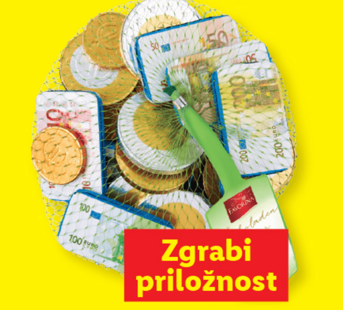 FAVORINA Čokoladni denar 150 g - Akcija v trgovini Lidl