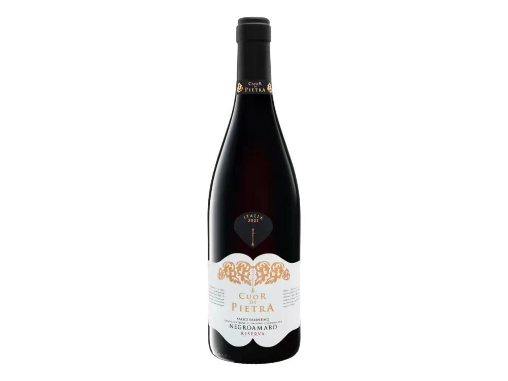 Cuor di Pietra Negroamaro Riserva 0,75 l - Akcija v trgovini Lidl