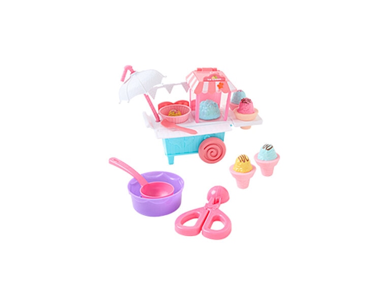 Komplet igrač sladoledni voziček 15-delni - Akcija v trgovini Tedi
