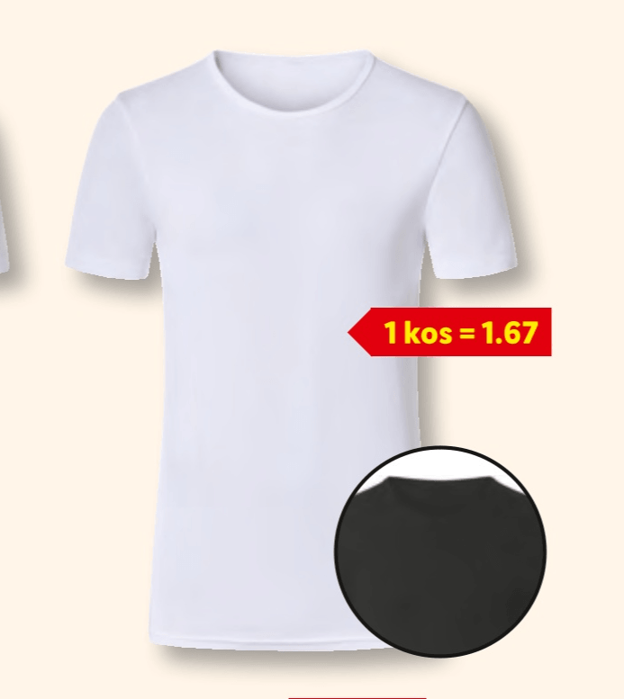 ESMARA MEN Moška spodnja majica 3 kosi - Akcija v trgovini Lidl