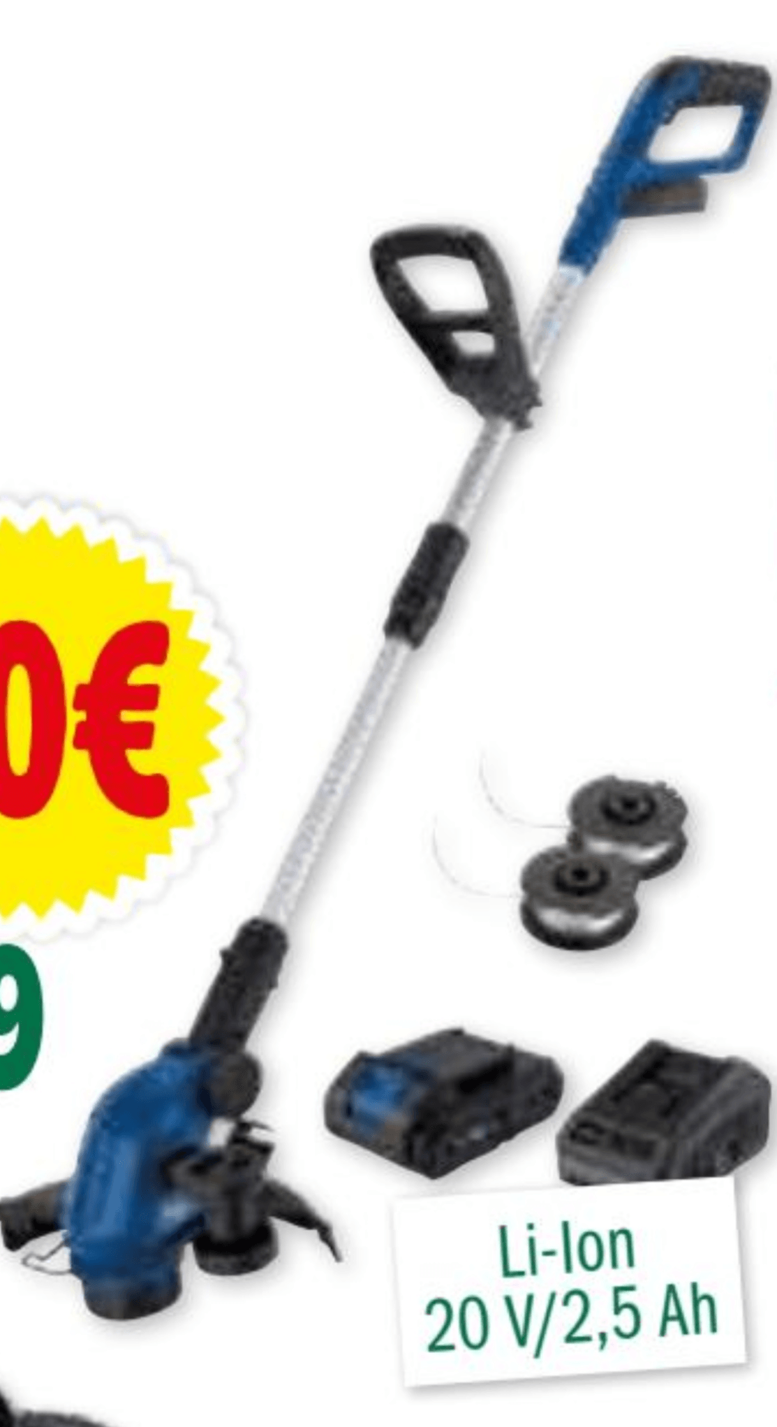 Scheppach Baterijska nitna kosilnica - Akcija v trgovini E.Leclerc