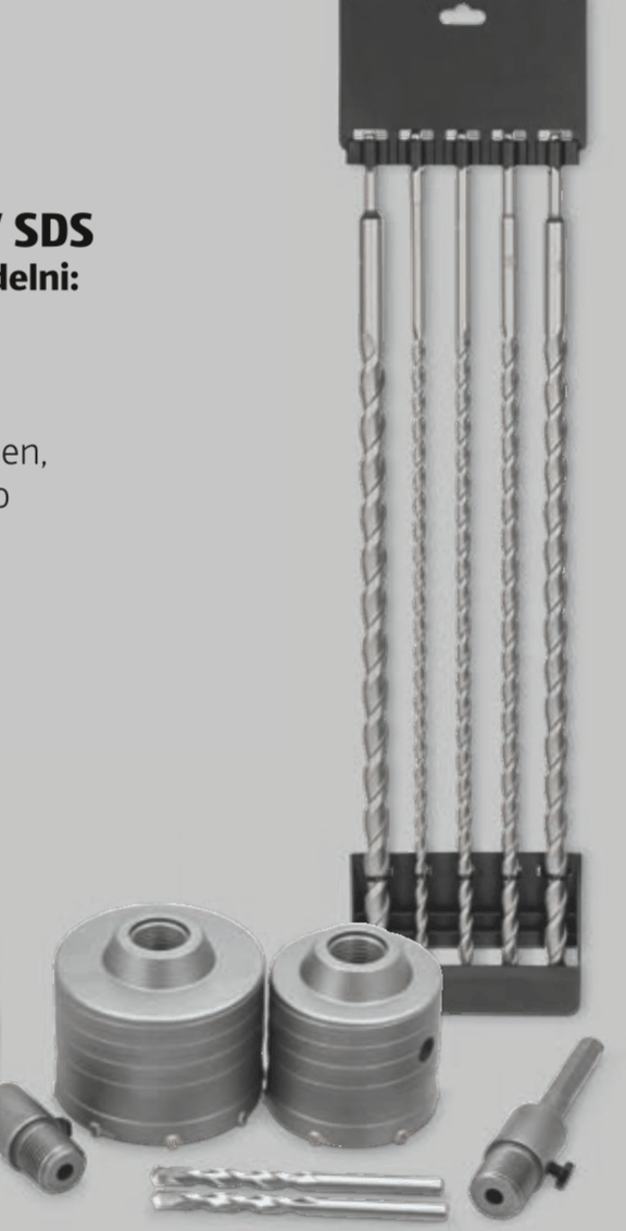 Komplet svedrov SDS FERREX - Akcija v trgovini Hofer