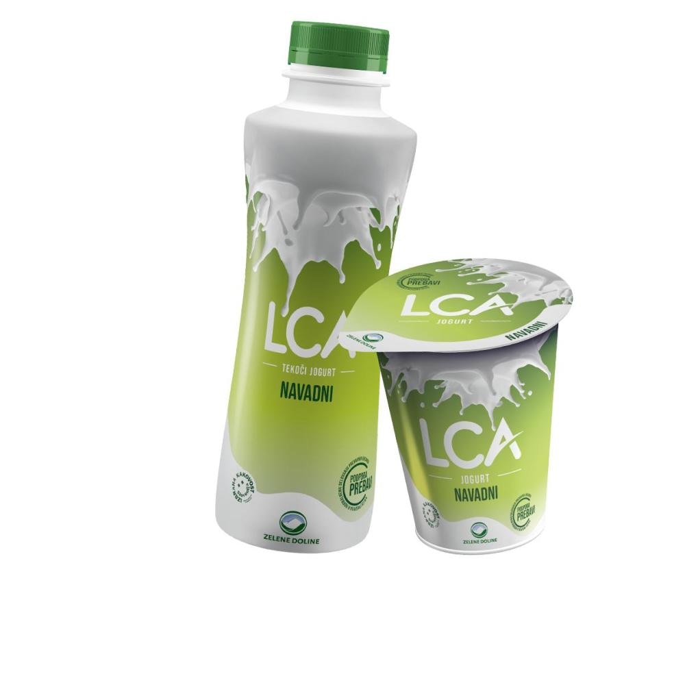 Jogurti v lončku LCA Zelene Doline - Akcija v trgovini E.Leclerc