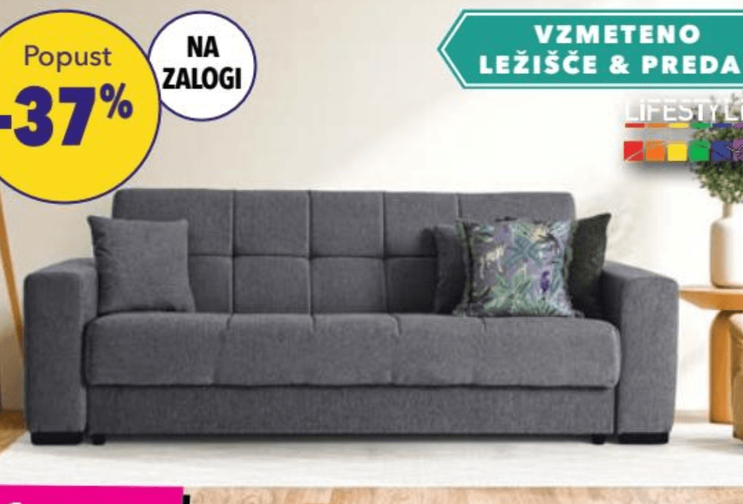 3-sed MONZA - Akcija v trgovini Harvey Norman