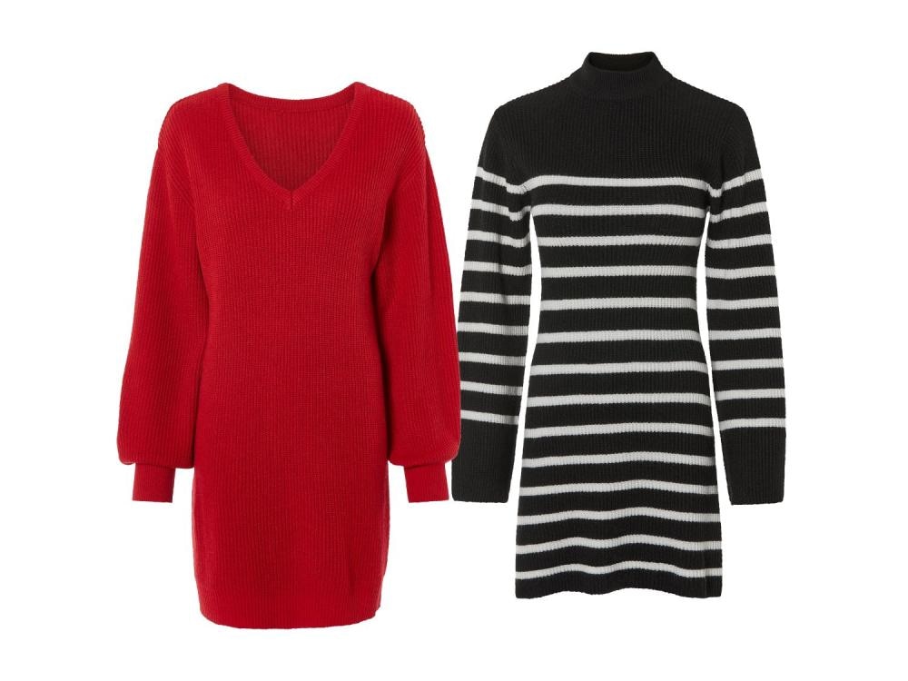 esmara Ženska pletena obleka - Akcija v trgovini Lidl