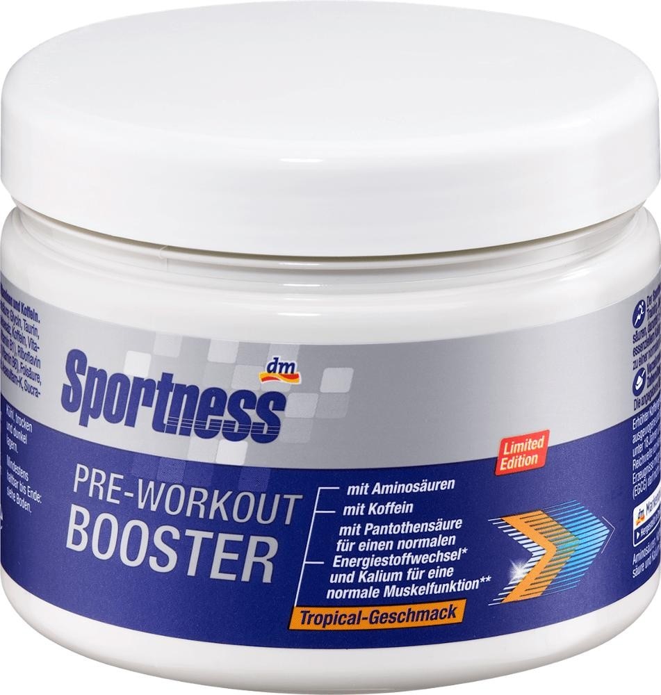 Sportness Pre-Workout Booster 280 g Akcija v trgovini Dm