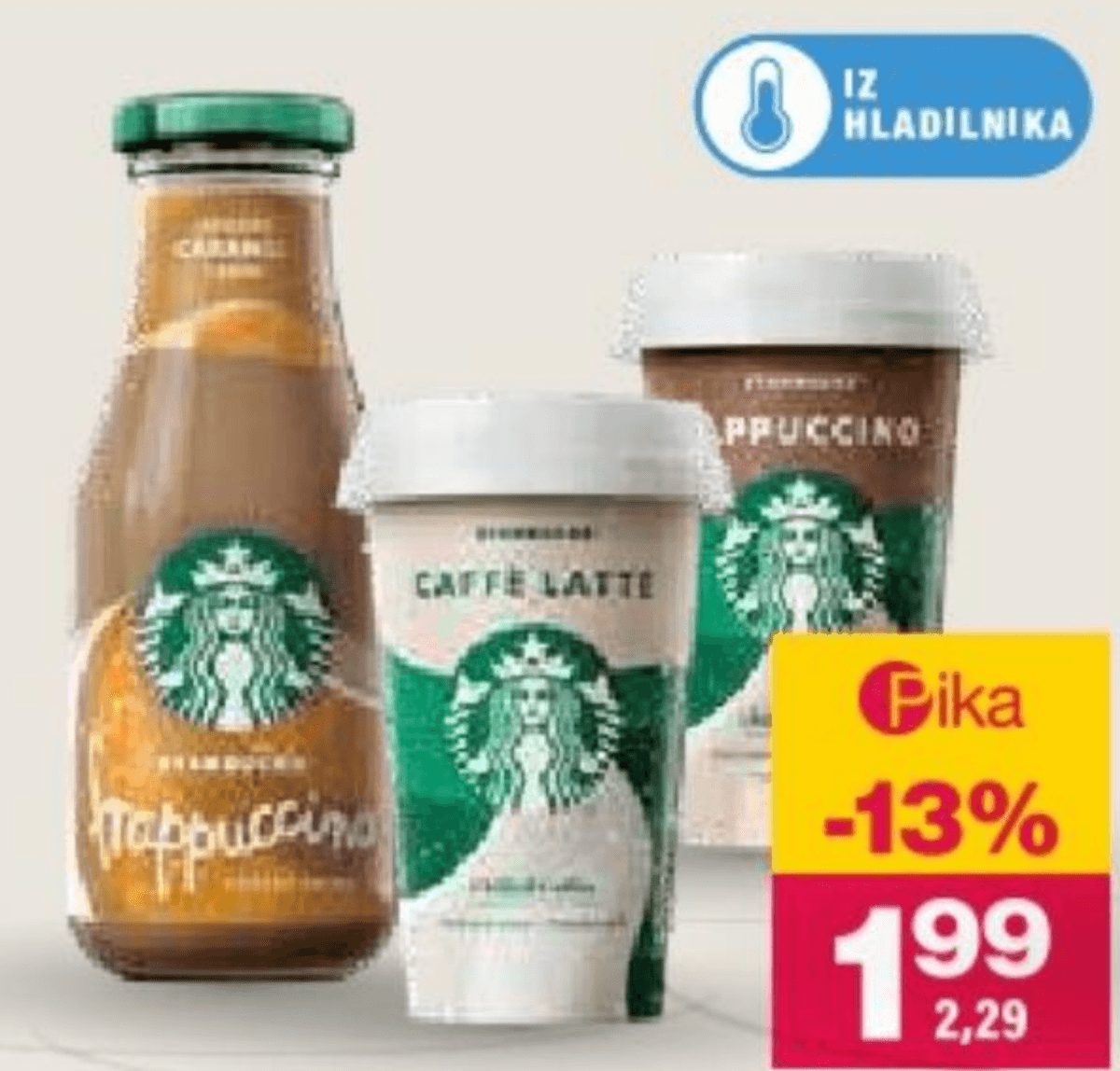 Izbrane kave Starbucks - Akcija v trgovini Mercator