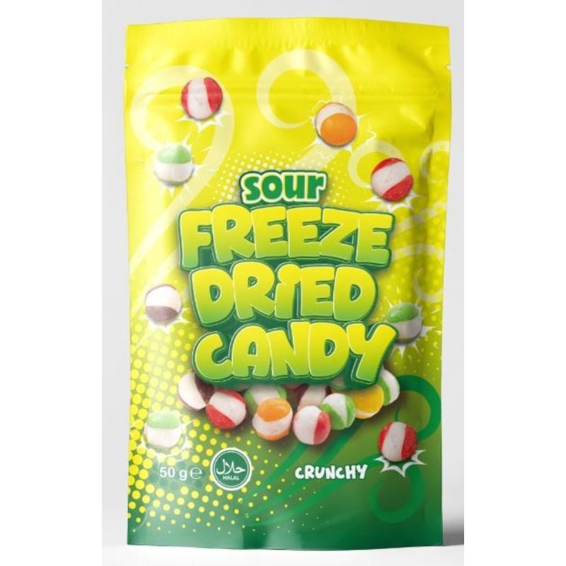 Bonboni Freeze Dried Candy Sour 50 g Akcija v trgovini Jager