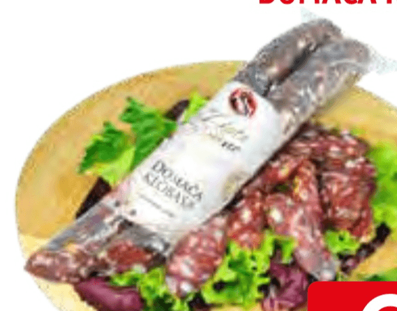 Domača klobasa 400 g - Akcija v trgovini Jager