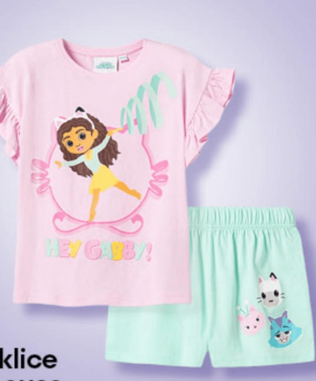 Pižama za deklice Gabby's Dollhouse - Akcija v trgovini Pepco