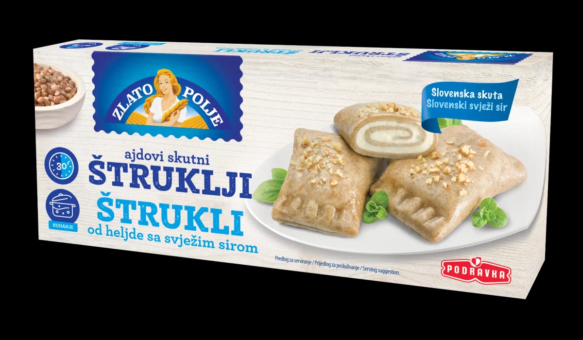 DOMAČI SKUTNI ŠTRUKLJI 400 g Zlato Polje - Akcija v trgovini Spar