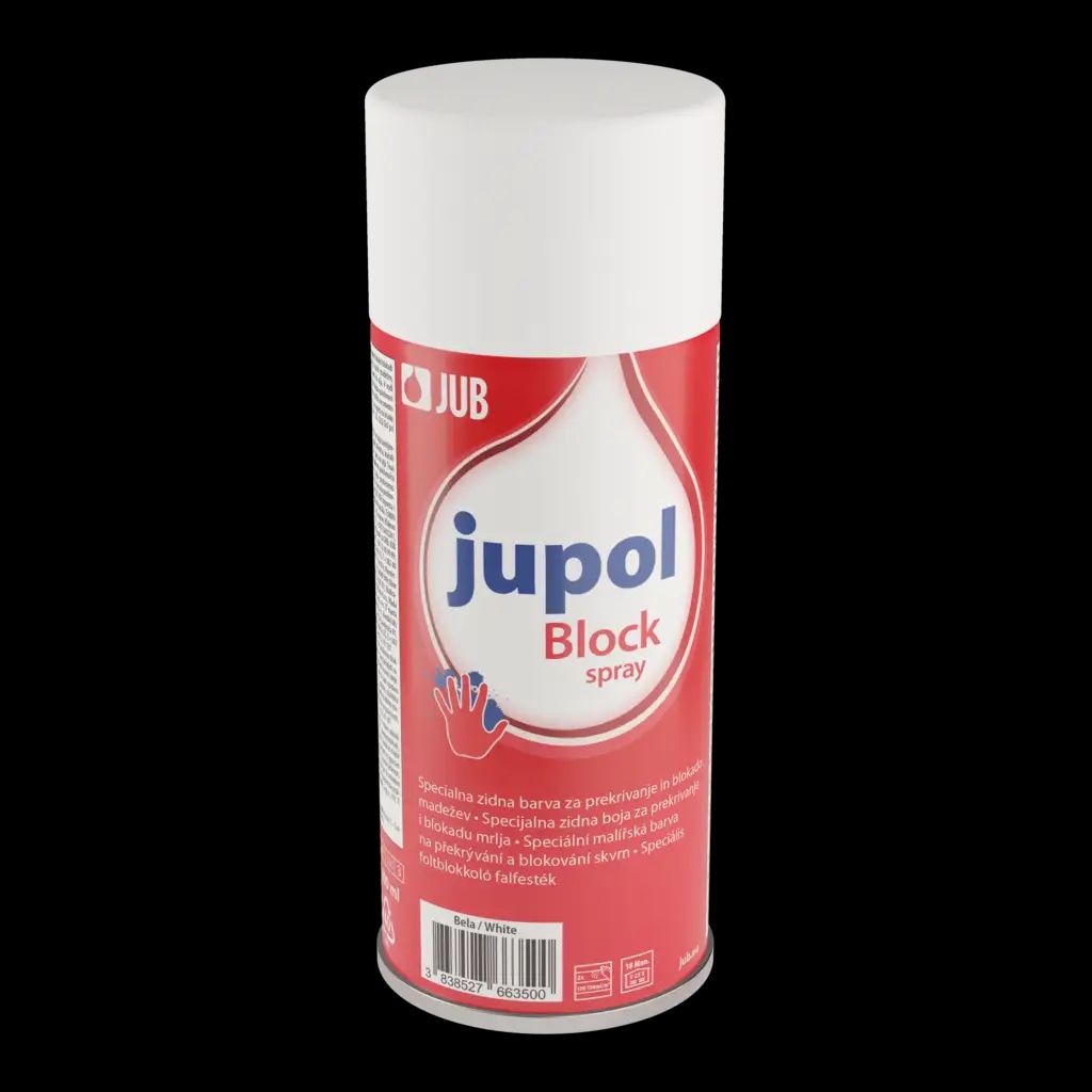 Barva v spreju za madeže Jupol Block 400 ml - Akcija v trgovini E.Leclerc