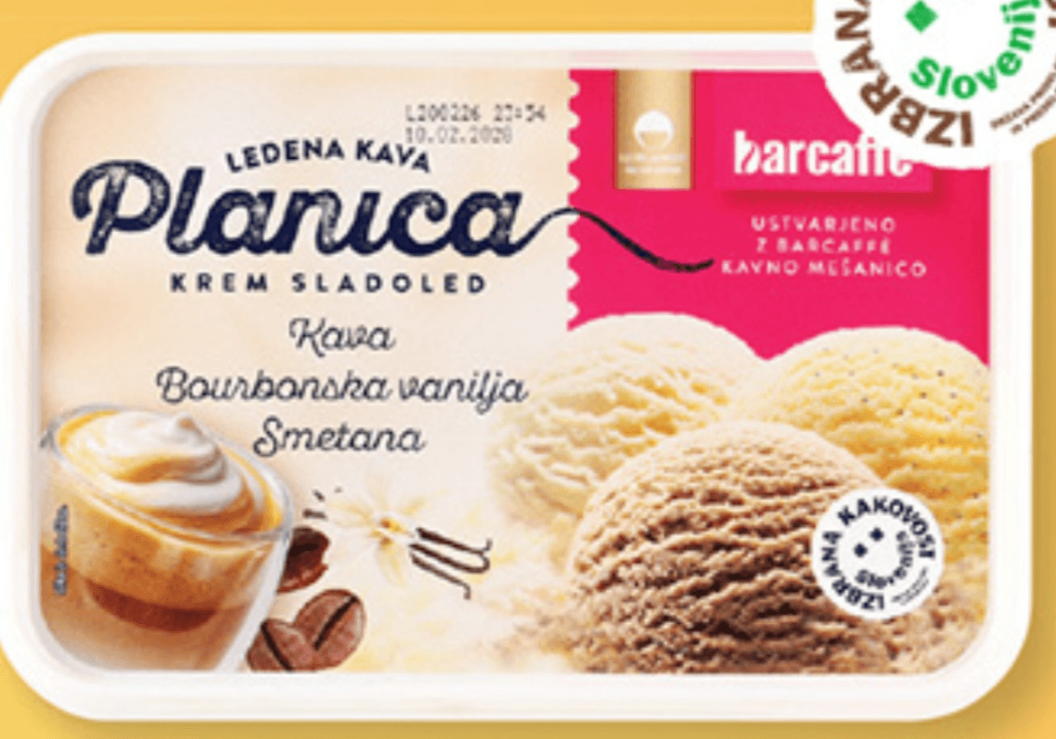 Ljubljanske Mlekarne Sladoled Planica 1 l - Akcija v trgovini Lidl