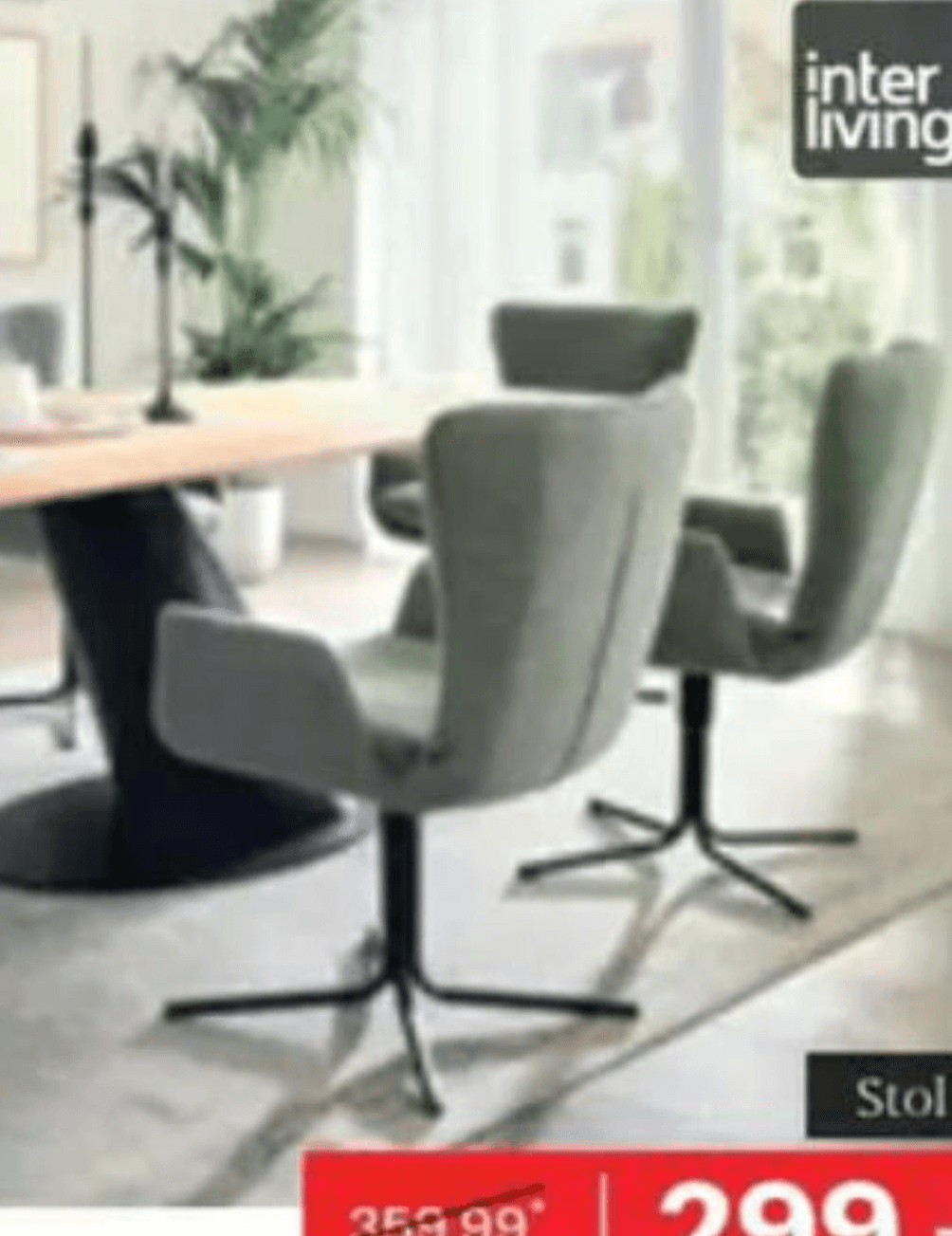 Stol inter living - Akcija v trgovini Rutar