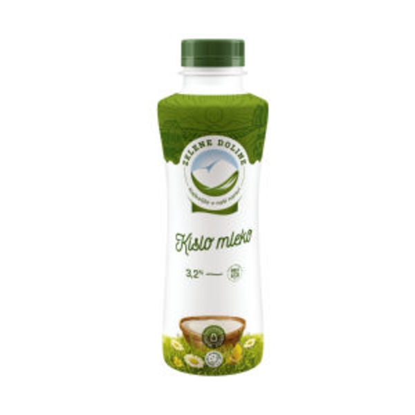 Tekoče kislo mleko 500 ml ZELENE DOLINE - Akcija v trgovini Jager