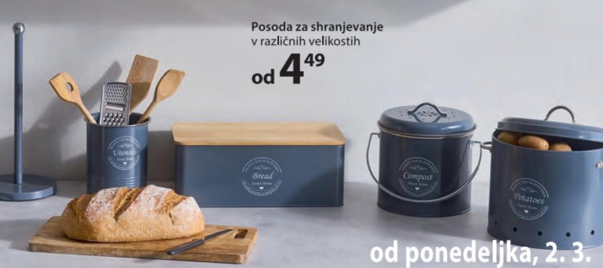 Posoda za shranjevanje - Akcija v trgovini NKD