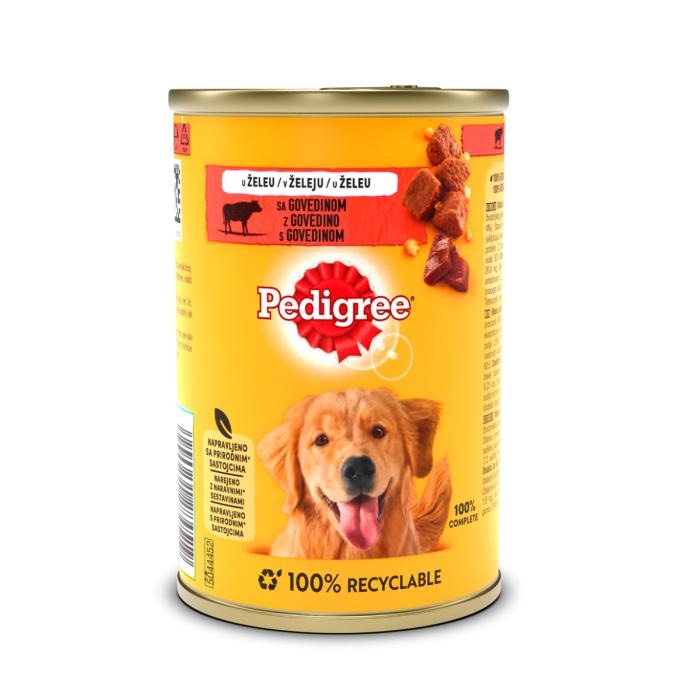 Mokra hrana z govedino Pedigree 400 g - Akcija v trgovini E.Leclerc