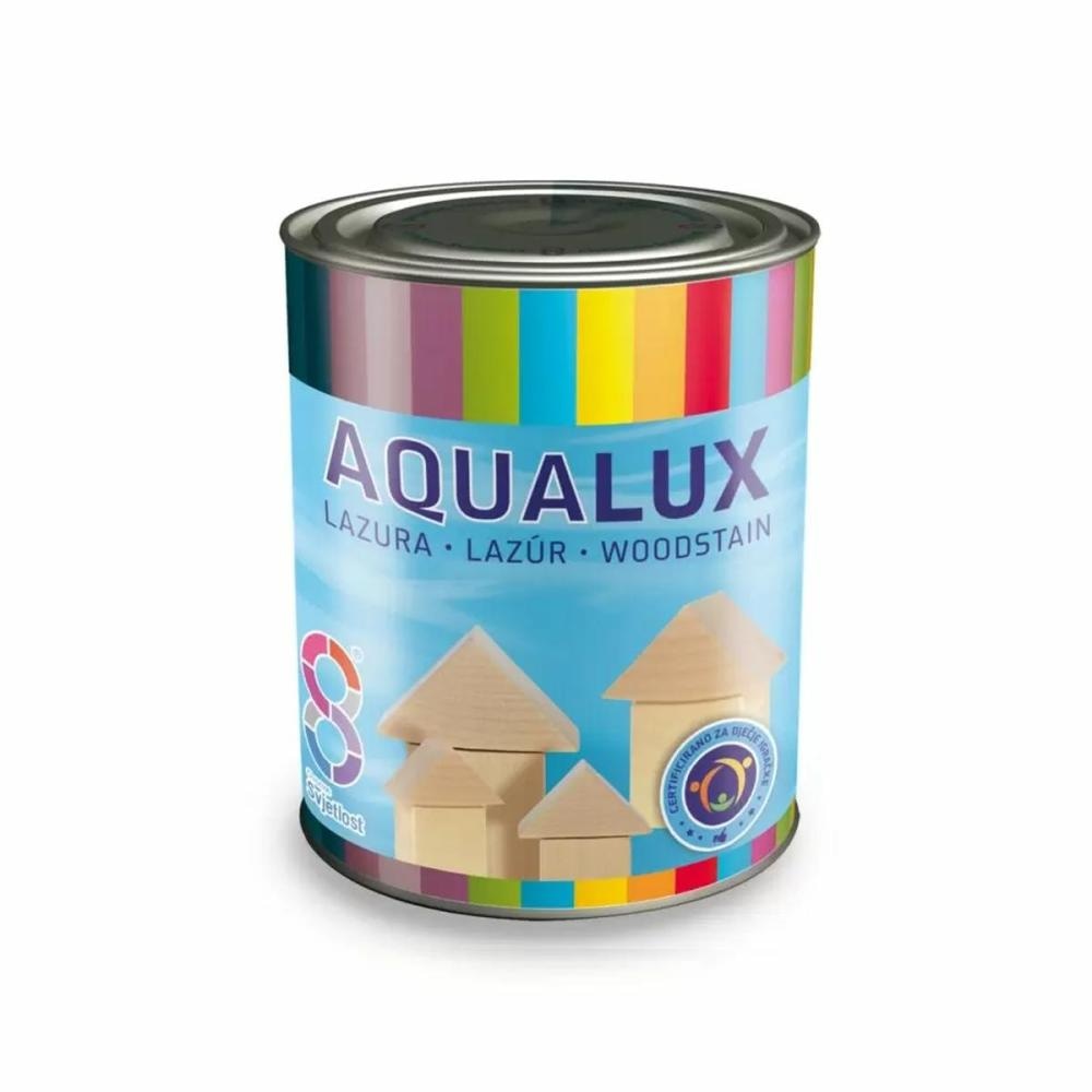 Lazurni premaz za les AQUALUX 0,75 l - Akcija v trgovini Pevex