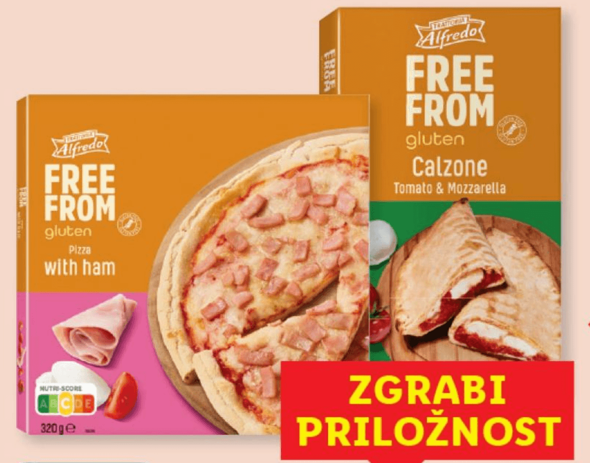Trattoria Alfredo Pica brez glutena 250/320/348 g - Akcija v trgovini Lidl