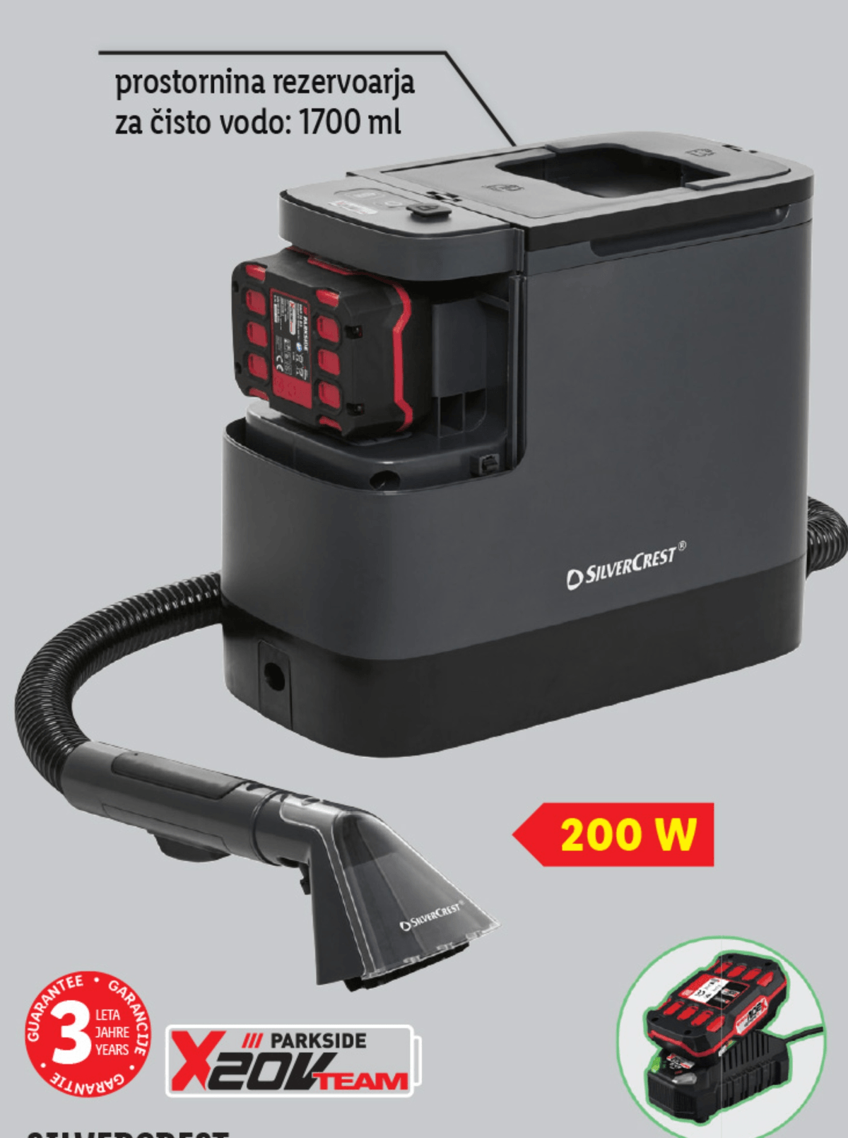 SILVERCREST Akumulatorska čistilna naprava - Akcija u trgovini Lidl