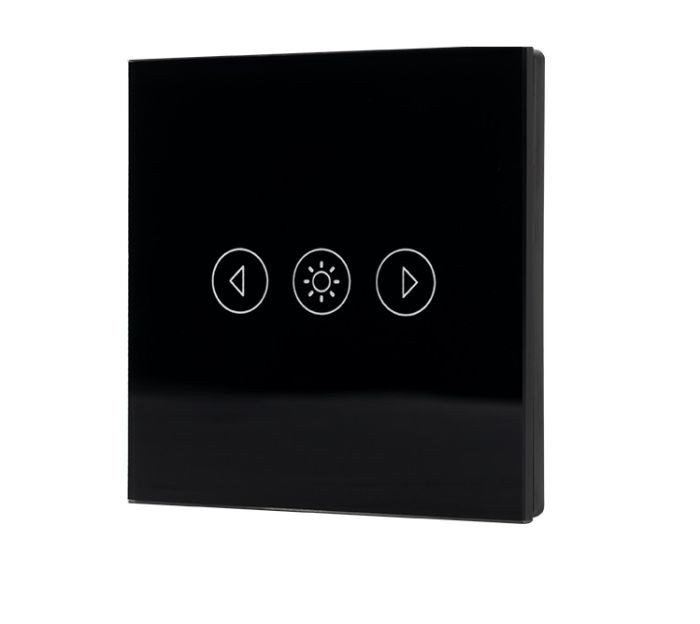 Elektro Smart WiFi serijsko stikalo stekleno črno ali belo na dotik Akcija v trgovini Jager