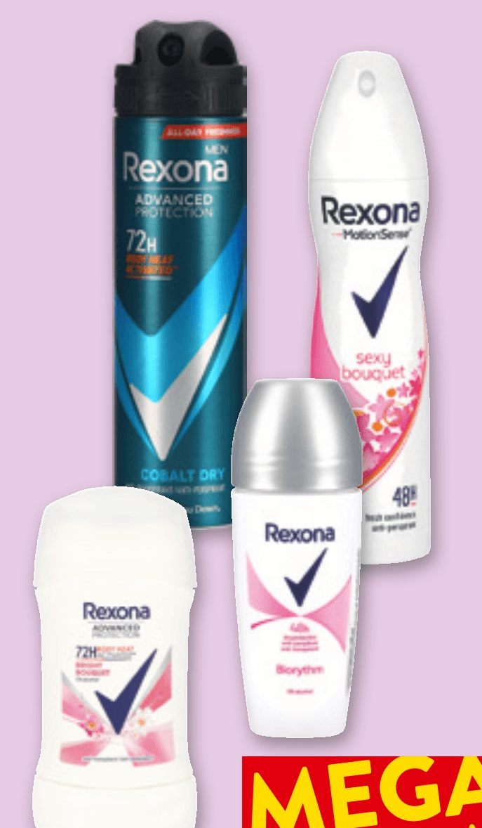 Deodoranti Rexona - Akcija v trgovini Spar