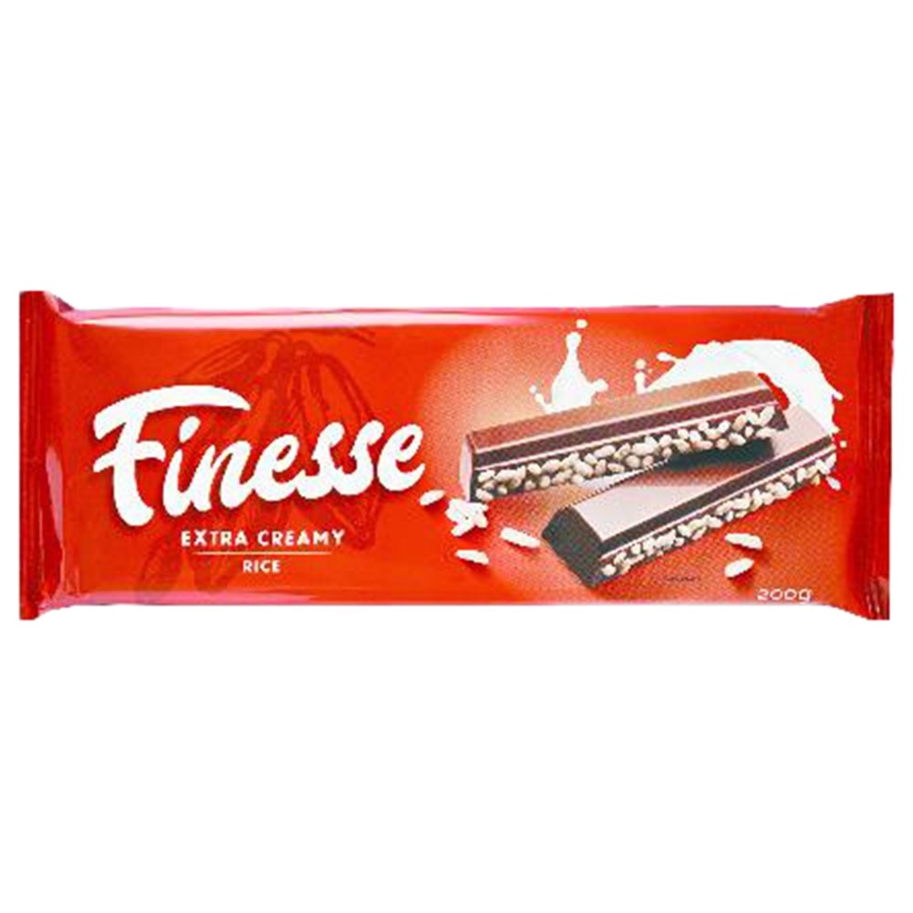Finesse čokolada z rižem 200 g Akcija v trgovini Mercator