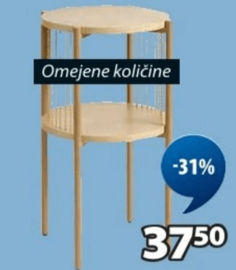 Nočna omarica SNESLEV - Akcija v trgovini Jysk