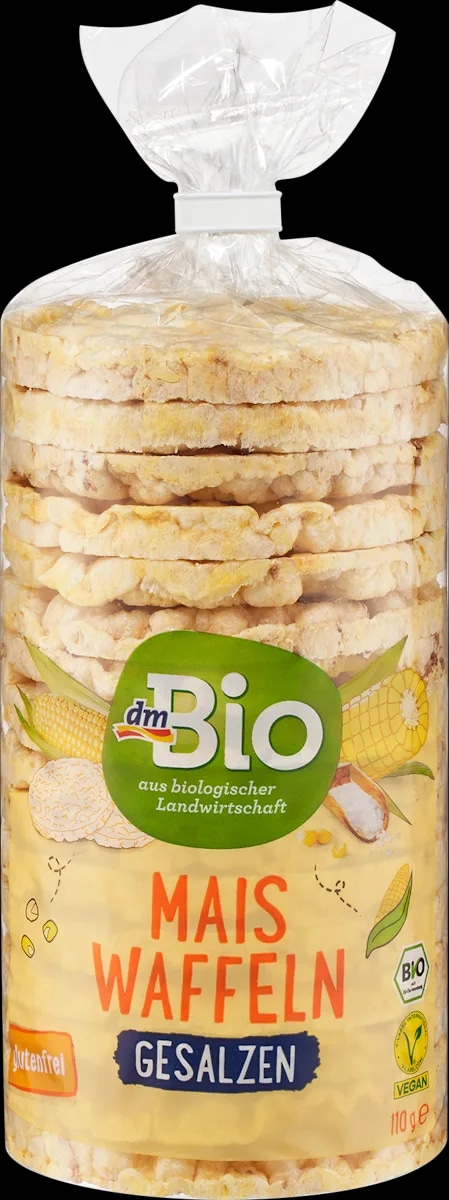 dmBio koruzni vaflji soljeni 100 g Akcija v trgovini Dm