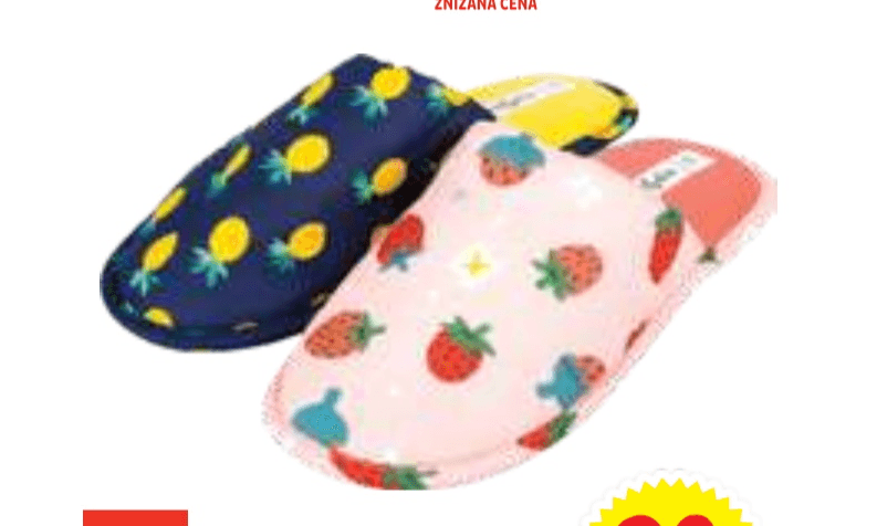 Ženski copati - Akcija v trgovini E.Leclerc