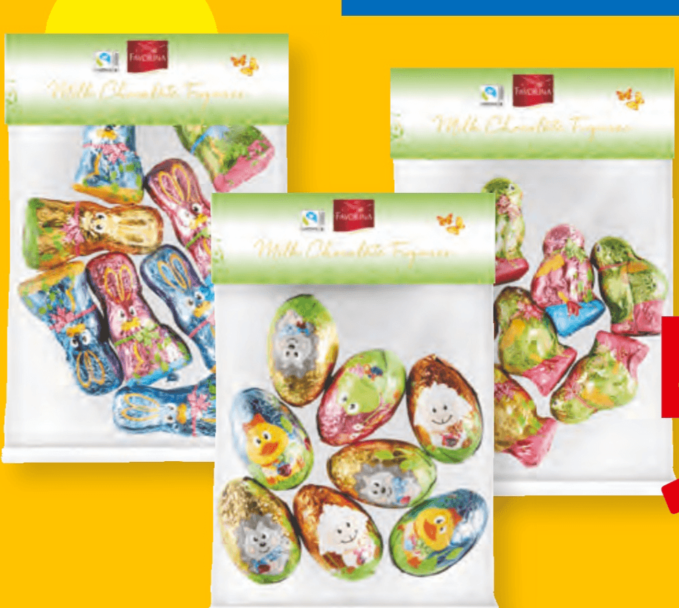 Favorina Velikonočni čokoladni izbor 100 g - Akcija v trgovini Lidl