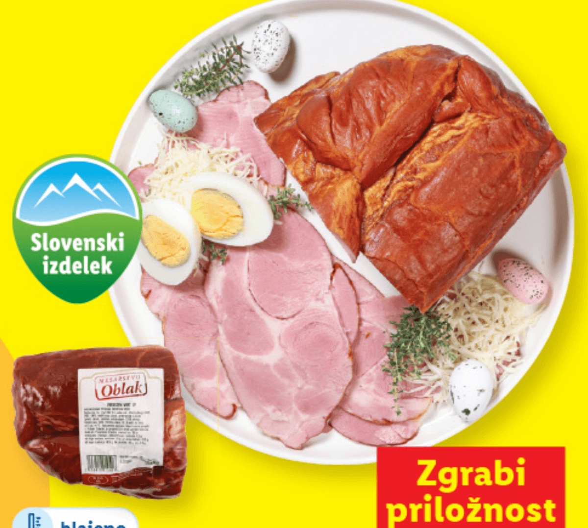 Mesarstvo Oblak Prekajen vrat pribl. 750 g - Akcija v trgovini Lidl